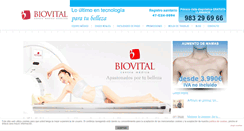 Desktop Screenshot of clinicabiovital.com